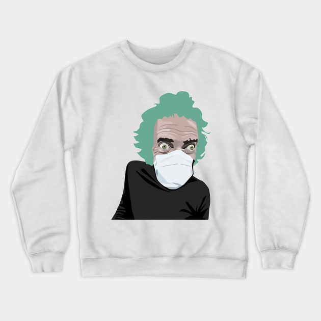 Marty with a mask Crewneck Sweatshirt by So Red The Poppy